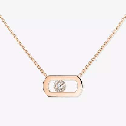 [LORA] So Move Diamond Necklace in Gold