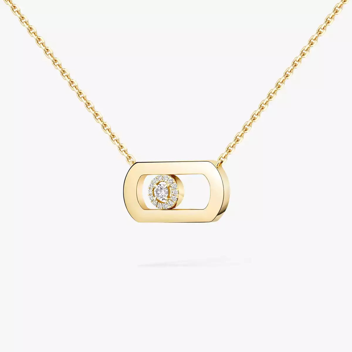[LORA] So Move Diamond Necklace in Gold