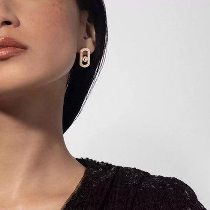 [LORA] So Move Pave_-Set Diamond Earrings in Silver