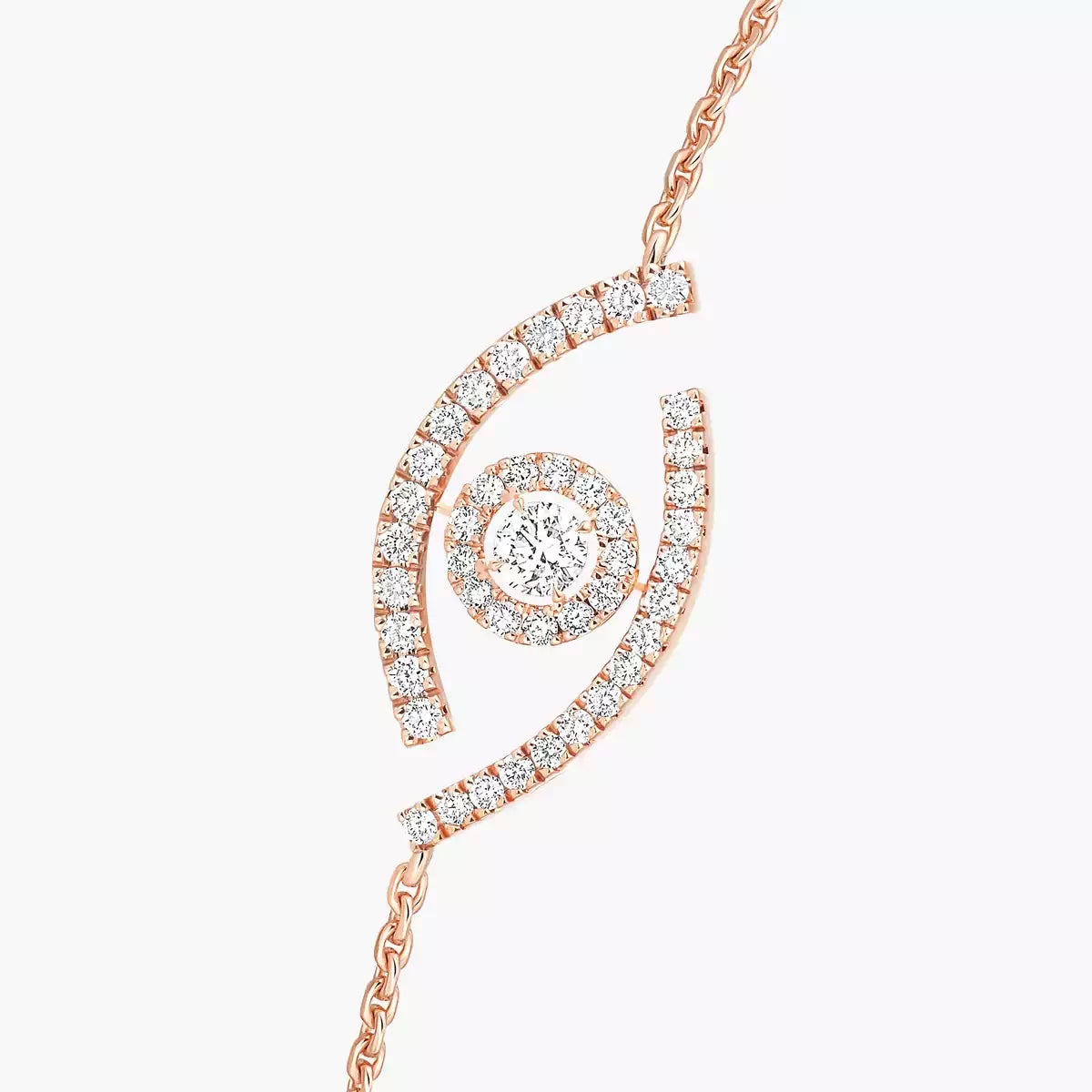 [LORA] Lucky Eye Pave-Set Diamond Bracelet
