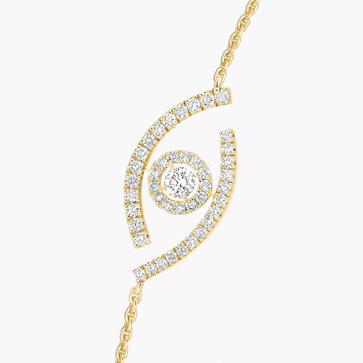 [LORA] Lucky Eye Pave-Set Diamond Bracelet