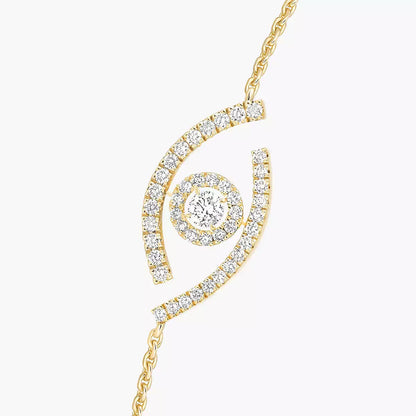[LORA] Lucky Eye Pave-Set Diamond Bracelet