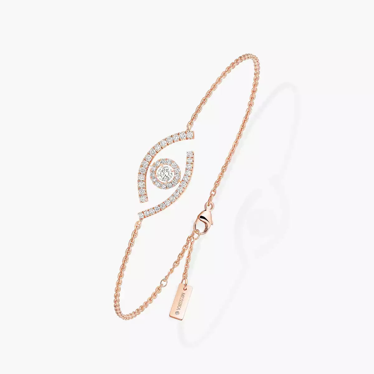[LORA] Lucky Eye Pave-Set Diamond Bracelet