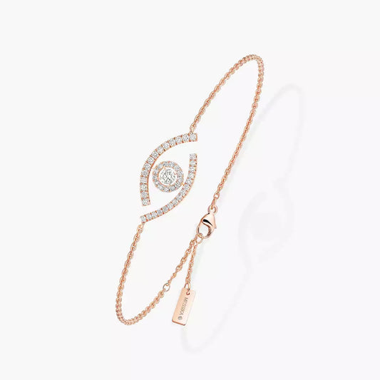 [LORA] Lucky Eye Pave-Set Diamond Bracelet