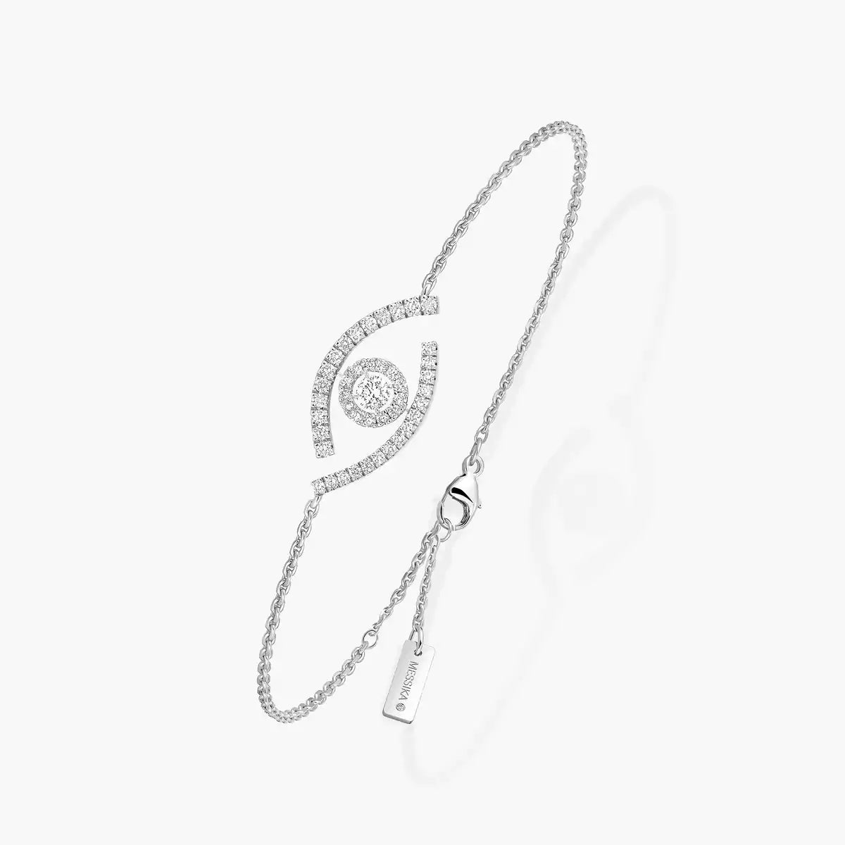 [LORA] Lucky Eye Pave-Set Diamond Bracelet