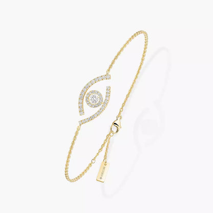 [LORA] Lucky Eye Pave-Set Diamond Bracelet