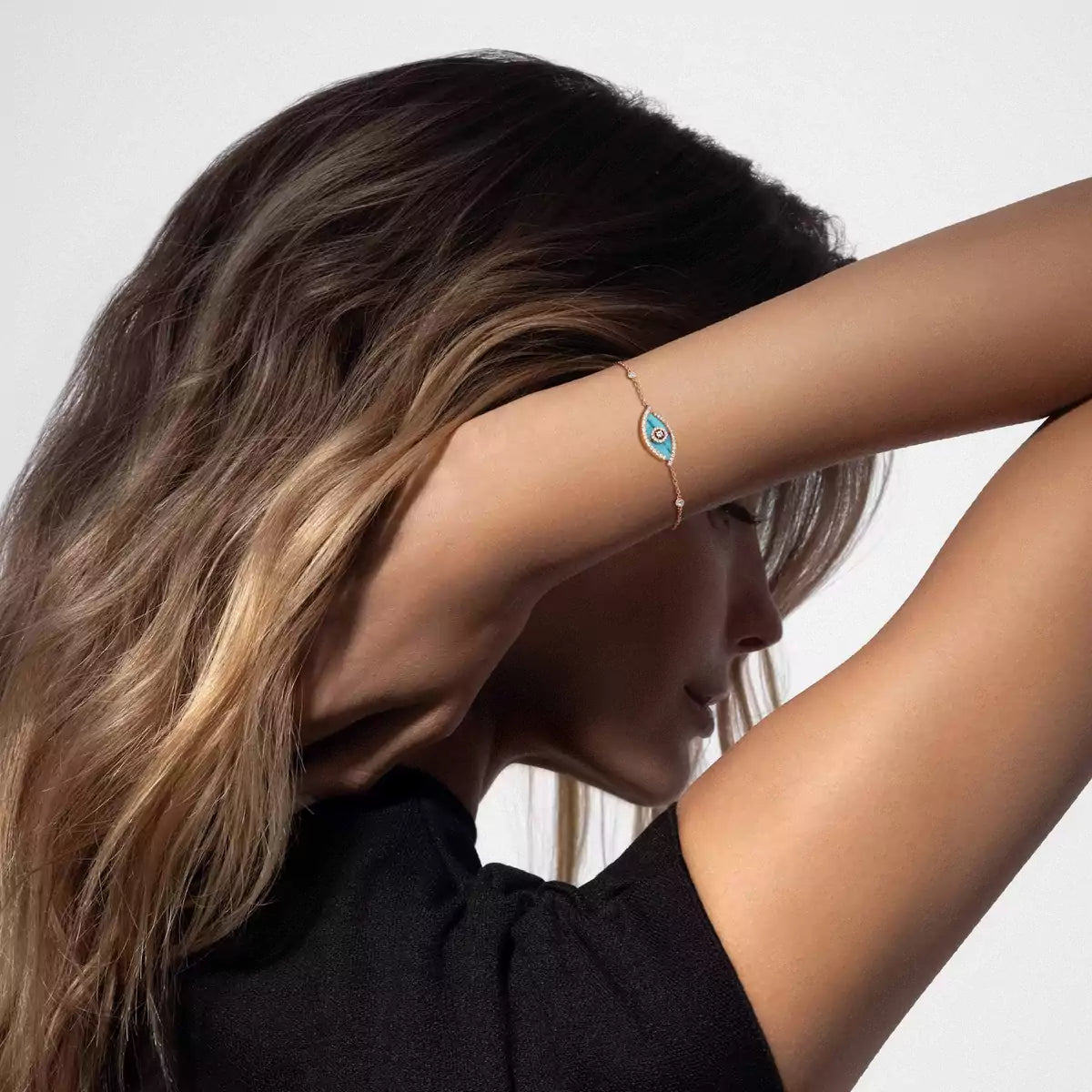 [LORA] Lucky Eye Diamond Bracelet
