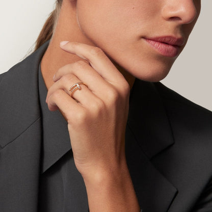 [LORA] JUSTE 1.8MM HALF DIAMOND RING