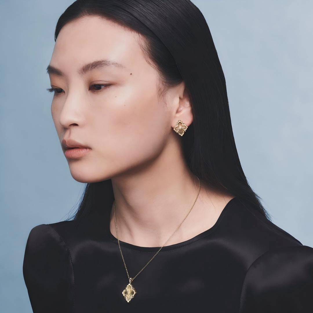 [Lora JEWELRY] OPERA TULLE ENAMEL NECKLACE