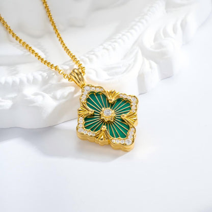 [Lora JEWELRY] OPERA TULLE ENAMEL NECKLACE