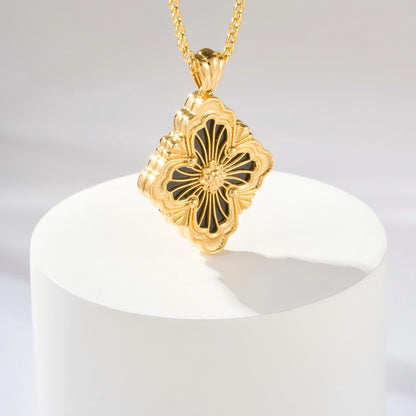 [Lora JEWELRY] OPERA TULLE ENAMEL NECKLACE
