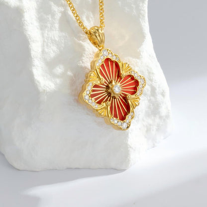 [Lora JEWELRY] OPERA TULLE ENAMEL NECKLACE