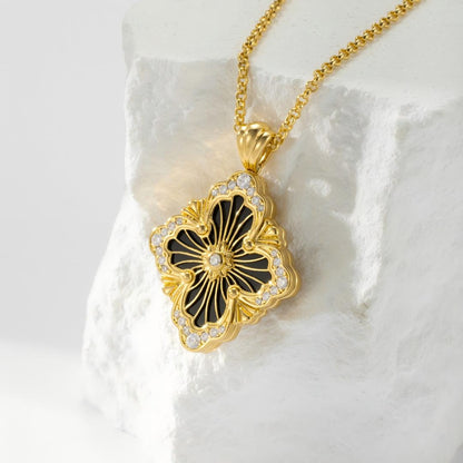[Lora JEWELRY] OPERA TULLE ENAMEL NECKLACE