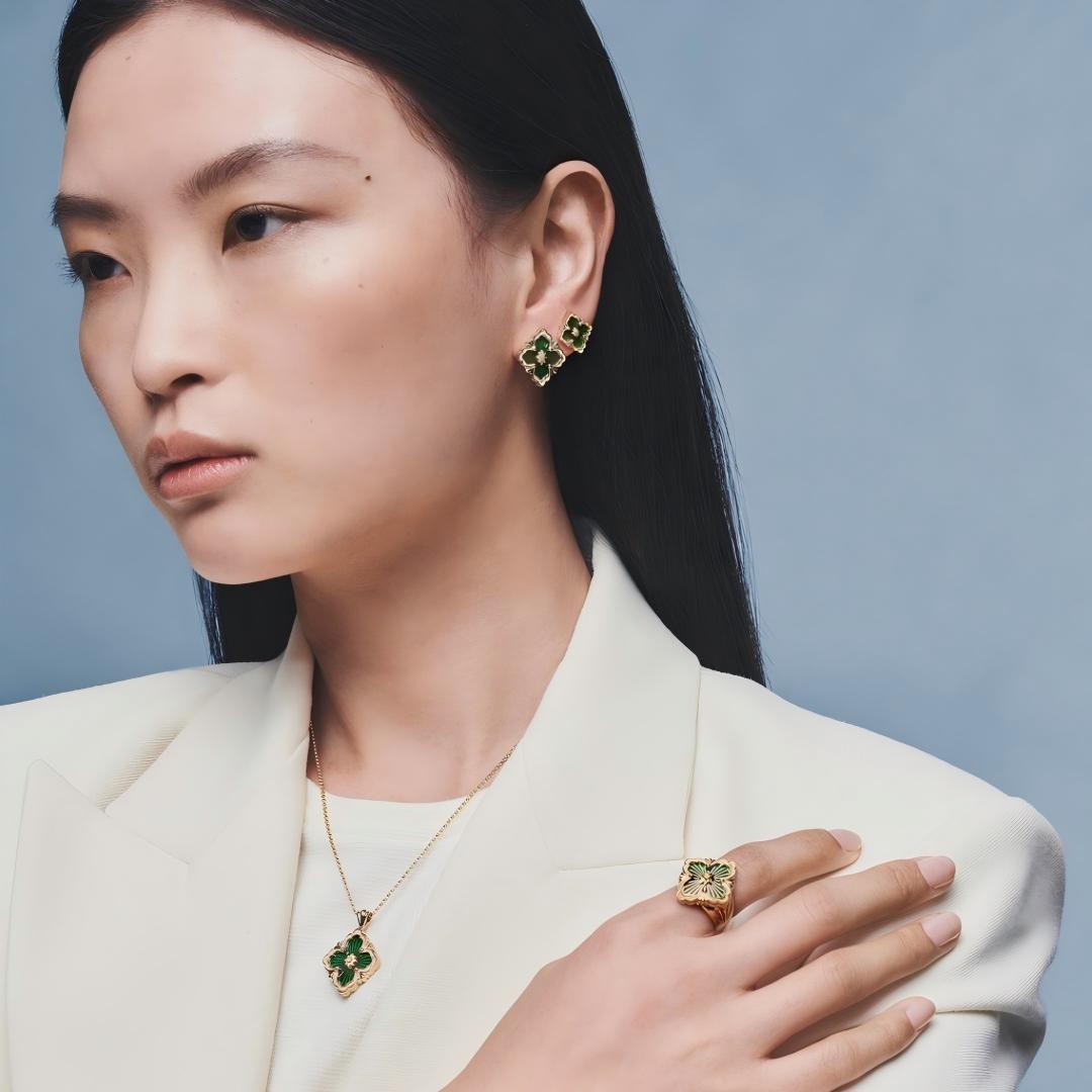 [Lora JEWELRY] OPERA TULLE ENAMEL NECKLACE