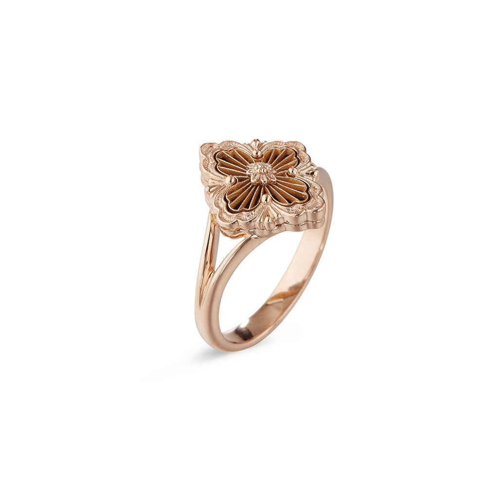 [Lora JEWELRY] OPERA TULLE  RING WITH  ENAMEL BACKGROUND
