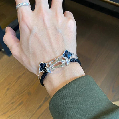 [Lora]CLOVER 5 MOTIF PIETERSITE BRACELET COLLECTION