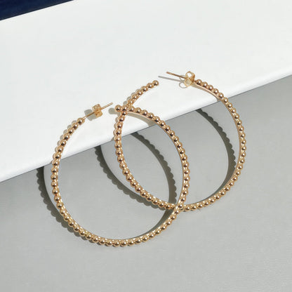[Lora] SMOOTH BEAD STUD EARRINGS