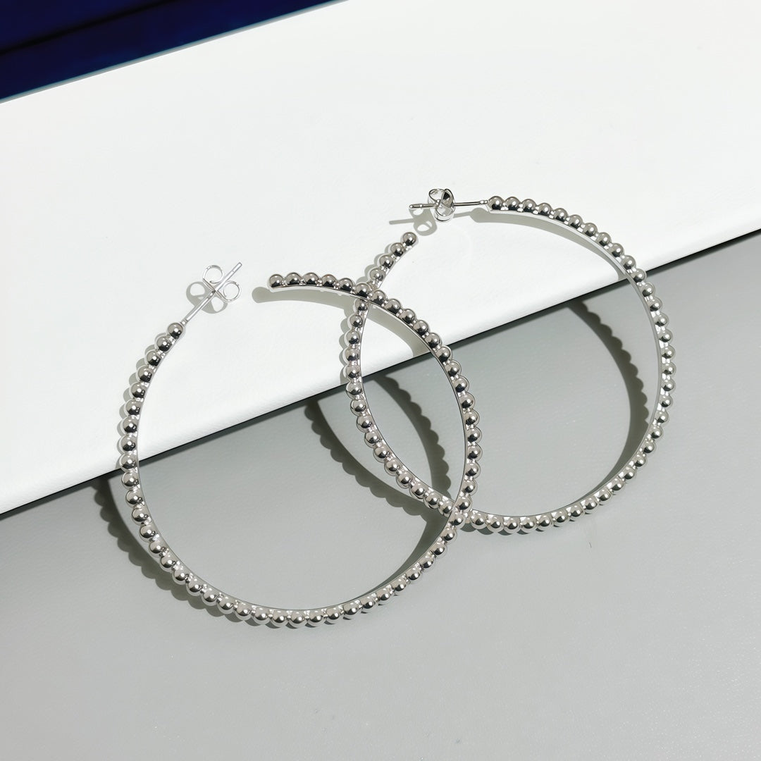 [Lora] SMOOTH BEAD STUD EARRINGS
