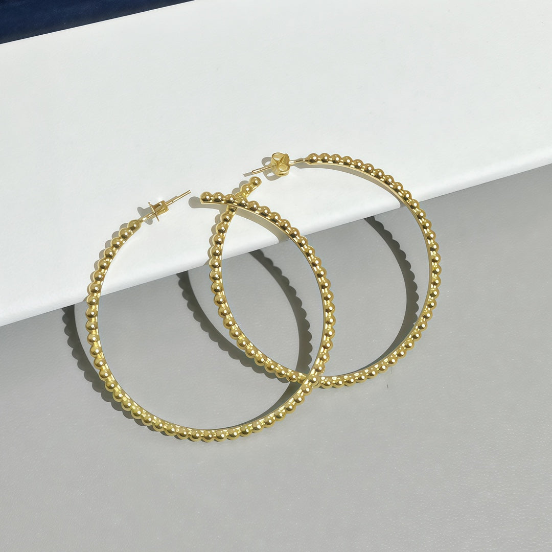[LORA] SMOOTH BEAD STUD EARRINGS