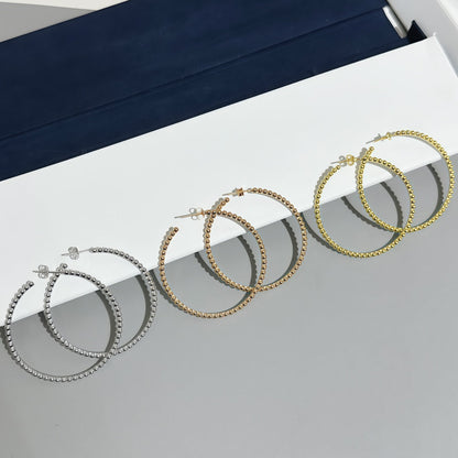 [Lora] SMOOTH BEAD STUD EARRINGS