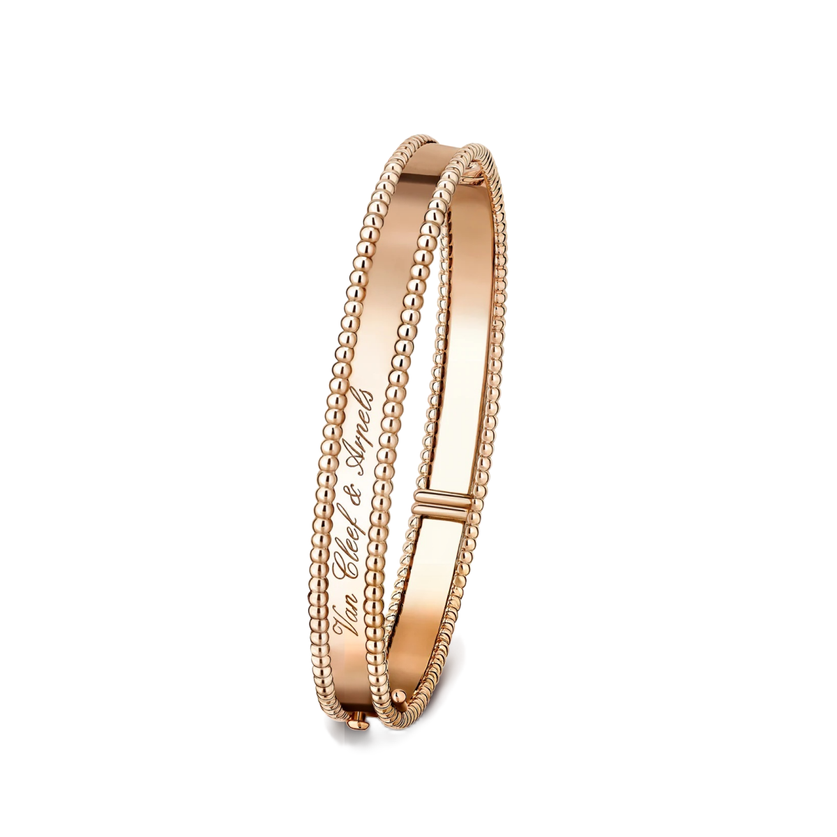 [Lora]CLOVER PERLEE BRACELET SIGNATURE ENGRAVING SERIES