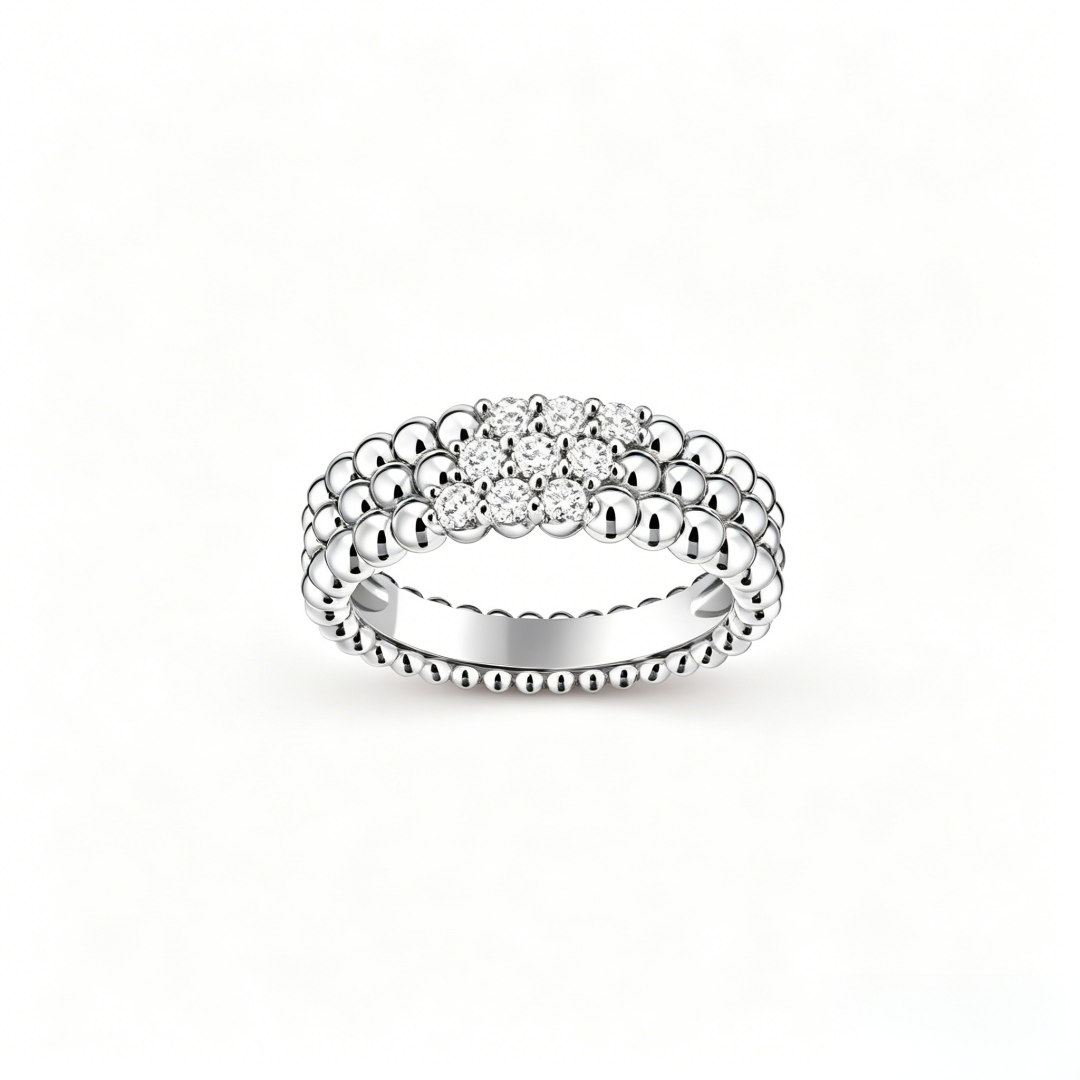 [Lora] THREE-ROW DIAMOND RING