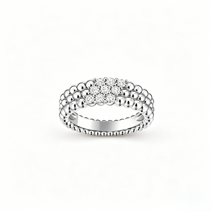 [Lora] THREE-ROW DIAMOND RING