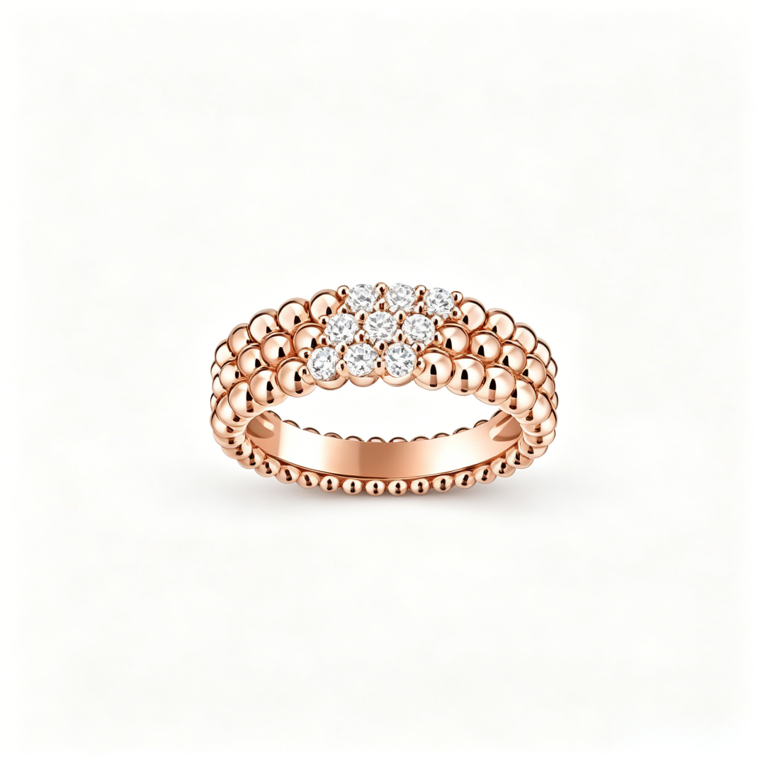 [Lora] THREE-ROW DIAMOND RING