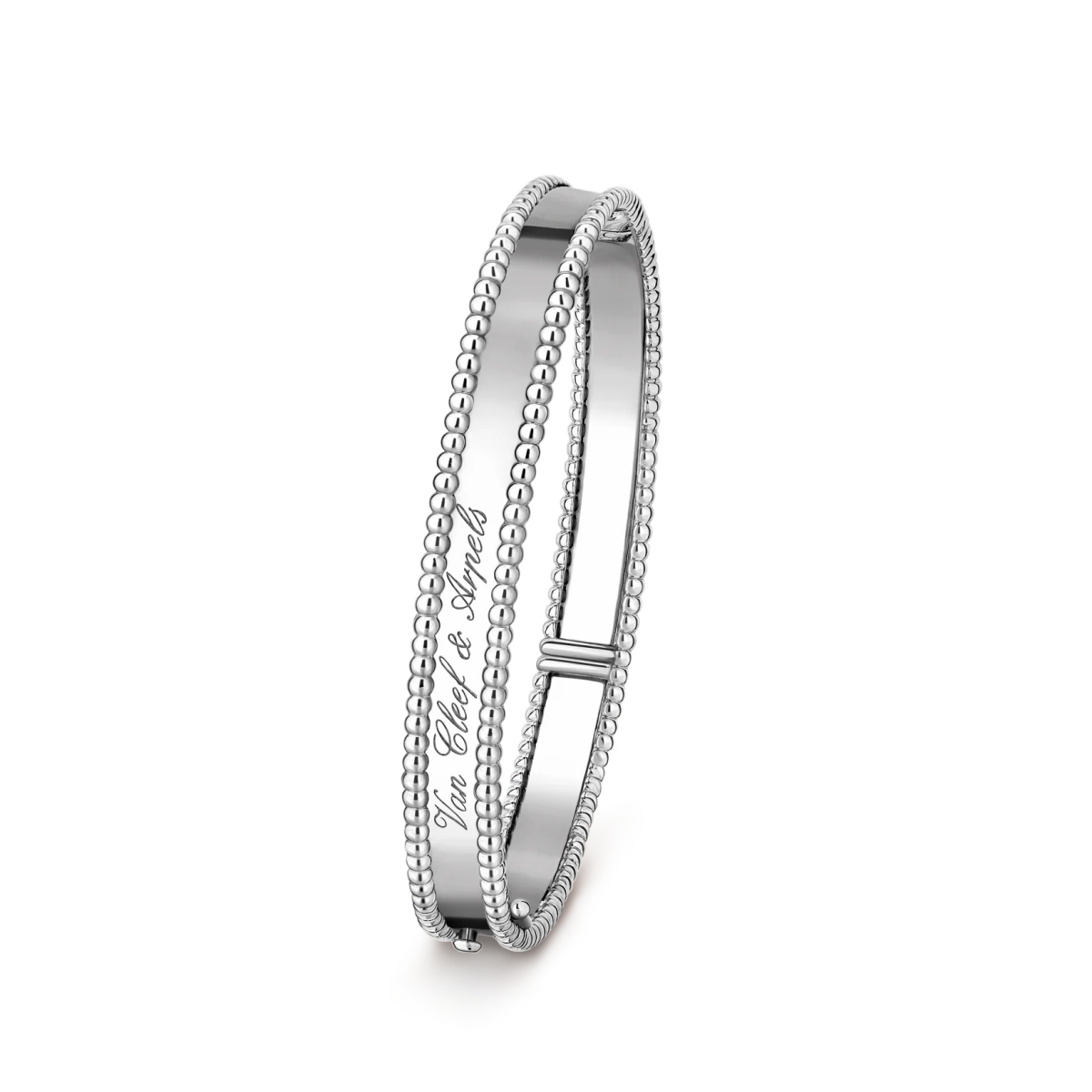 [Lora]CLOVER PERLEE BRACELET SIGNATURE ENGRAVING SERIES