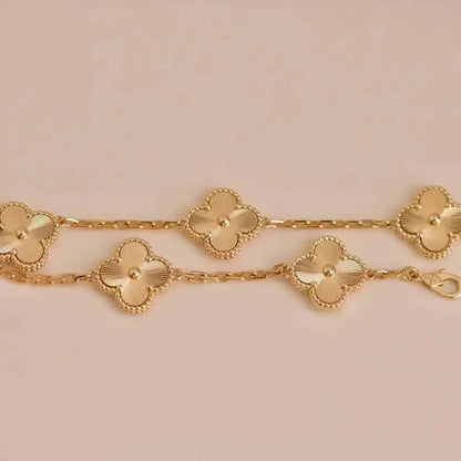[LORA]CLOVER 5 FLOWERS LASER BRACELET