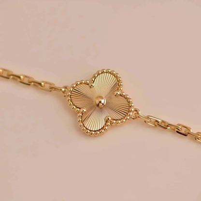 [LORA]CLOVER 5 FLOWERS LASER BRACELET