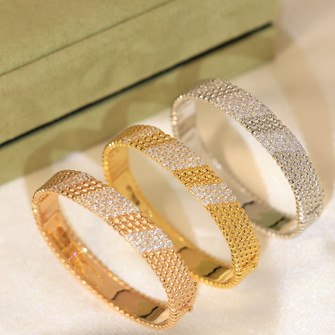 [Lora]  FIVE-ROW DIAMOND BRACELET