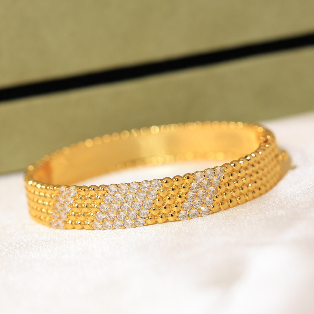 [Lora]  FIVE-ROW DIAMOND BRACELET