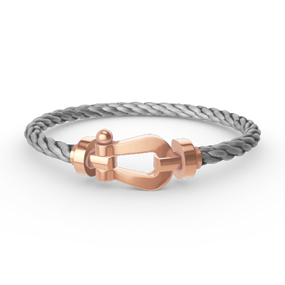 [LORA]FORCE LARGE HORSESHOE NO DIAMOND BRACELET ROSE GOLD