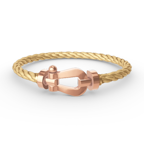 [LORA]FORCE LARGE HORSESHOE NO DIAMOND BRACELET ROSE GOLD