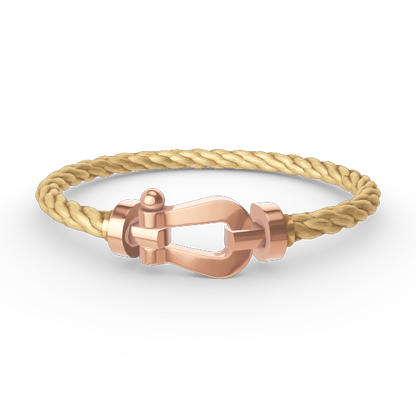 [LORA]FORCE LARGE HORSESHOE NO DIAMOND BRACELET ROSE GOLD