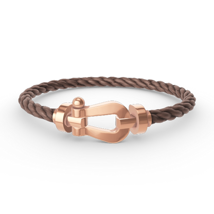 [LORA]FORCE LARGE HORSESHOE NO DIAMOND BRACELET ROSE GOLD