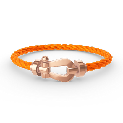 [LORA]FORCE LARGE HORSESHOE NO DIAMOND BRACELET ROSE GOLD