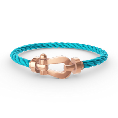 [LORA]FORCE LARGE HORSESHOE NO DIAMOND BRACELET ROSE GOLD