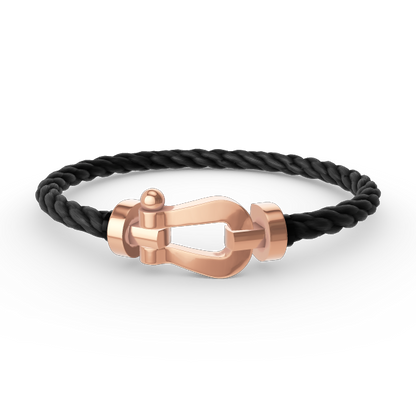 [LORA]FORCE LARGE HORSESHOE NO DIAMOND BRACELET ROSE GOLD