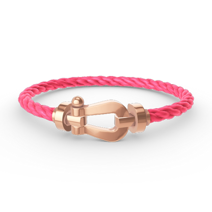 [LORA]FORCE LARGE HORSESHOE NO DIAMOND BRACELET ROSE GOLD