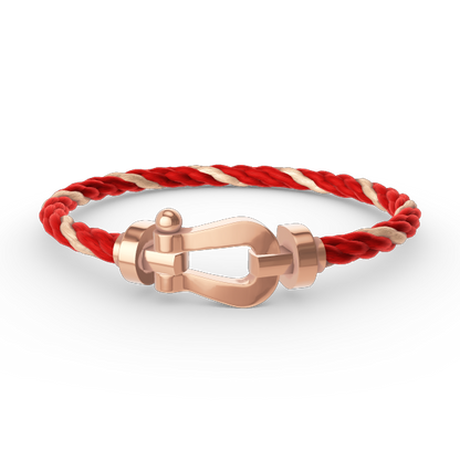 [LORA]FORCE LARGE HORSESHOE NO DIAMOND BRACELET ROSE GOLD