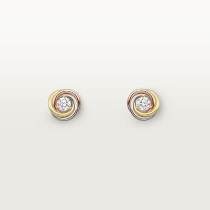 [LORA] TRINITY STUD DIAMOND EARRINGS