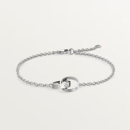 [LORA] LOVE BRACELET DOUBLE RING
