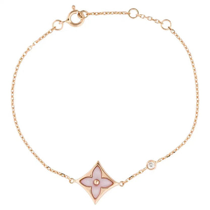 [LORA]STAR 1 DIAMOND PINK GOLD BRACELET