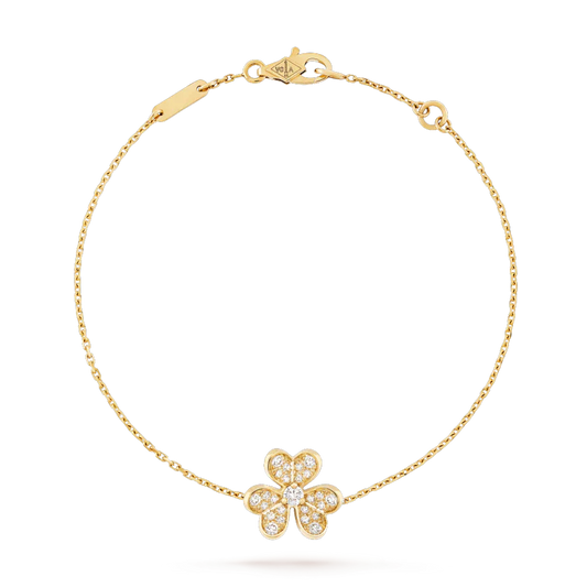 [LORA]FRIVOLE GOLD FLOWER DIAMOND BRACELET