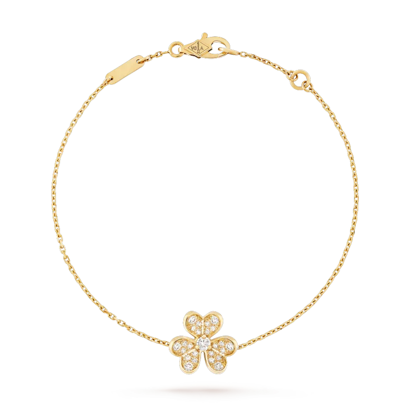 [Lora]FRIVOLE GOLD FLOWER DIAMOND BRACELET