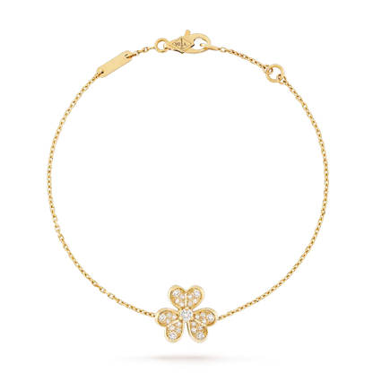 [Lora]FRIVOLE GOLD FLOWER DIAMOND BRACELET