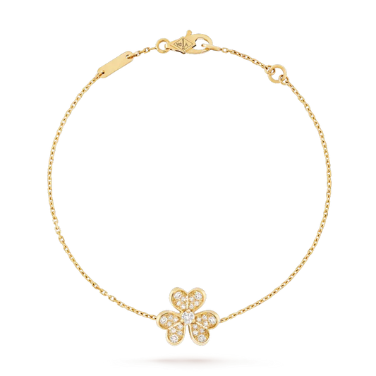 [Lora]FRIVOLE GOLD FLOWER DIAMOND BRACELET