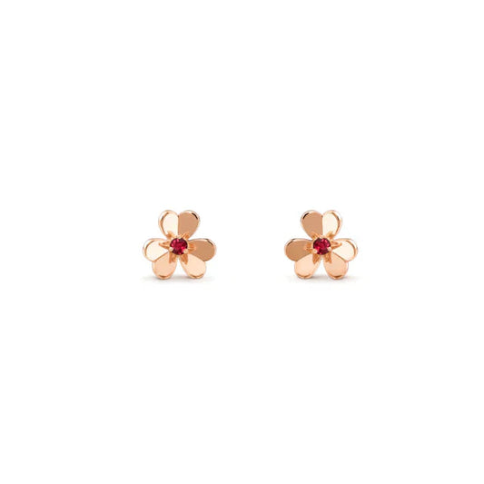 [LORA]FRIVOLE  FLOWER PINK EARRINGS